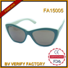 Fa15005 neue trendige Fabrik handgefertigten Acetat polarisierte Sonnenbrille